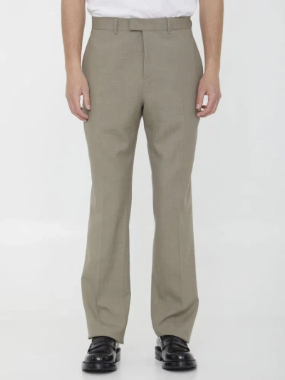 Dior Homme Tailored Chino Trousers In Green