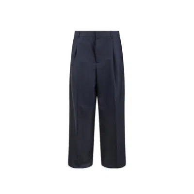Dior Homme Wool Mohair Pants In Blue