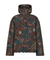 Dior Homme X Peter Doig Camouflage Hooded Anorak In Black