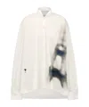 Dior Honey-embroidered Long-sleeved Shirt In White