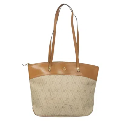 Pre-owned Dior Honeycomb Beige Canvas Tote Bag ()