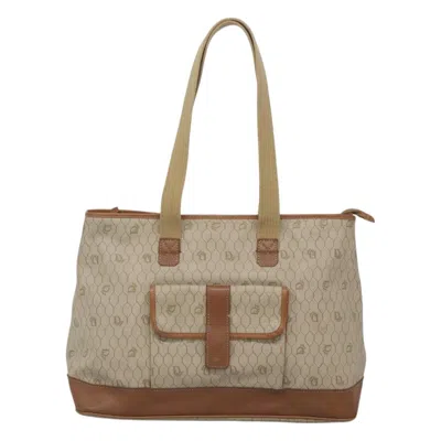 Pre-owned Dior Honeycomb Beige Canvas Tote Bag () In Sand