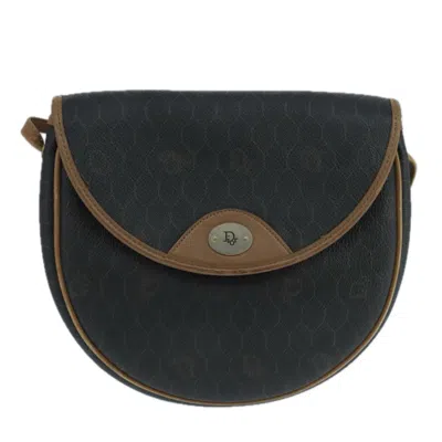 Pre-owned Dior Honeycomb Black Canvas Shoulder Bag ()