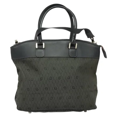 Pre-owned Dior Honeycomb Black Canvas Tote Bag ()
