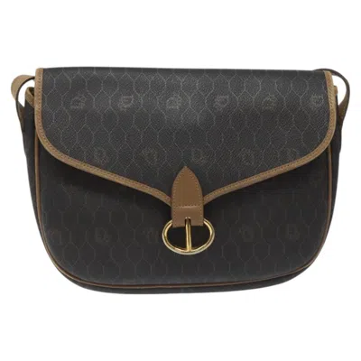 Pre-owned Dior Honeycomb Brown Canvas Shoulder Bag ()