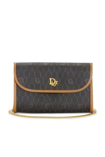 Pre-owned Dior Honeycomb Shoulder Bag In Brown