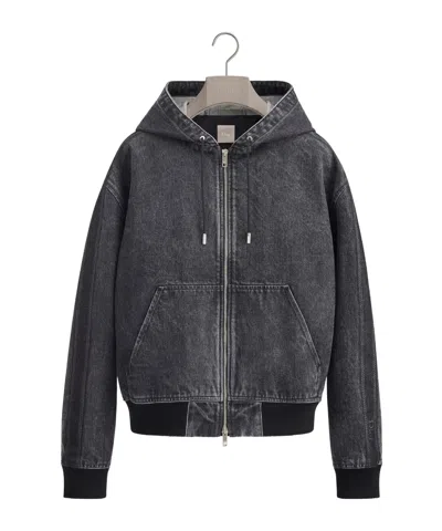 Dior Hooded Jacket With  Band In Gray