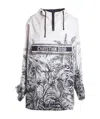 DIOR HOODED LONG-SLEEVED PRINTED PATTERN SWEATER
