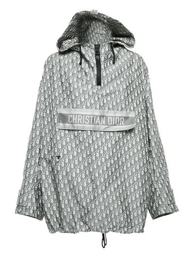Pre-owned Dior Hooded Monogram Jacket