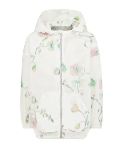 Dior Hooded Windbreaker In White