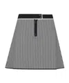 Dior Houndstooth Mini Skirt In Gray
