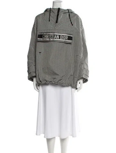 Pre-owned Dior Houndstooth Print Jacket In Neutral