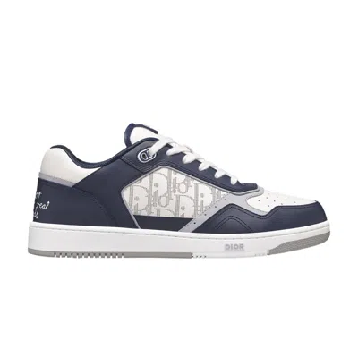 Pre-owned Dior Hylton Nel X  B27 Low ' Oblique Galaxy - Navy Blue' | Men's Size 40