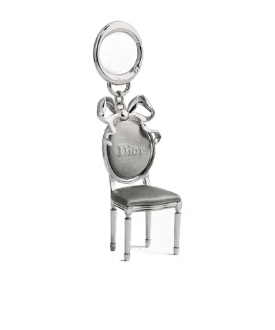 Dior Icon Bag Charm In White