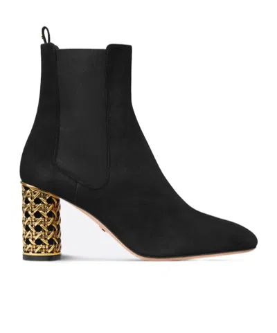 Dior Icon High Heels Short Boots In Black