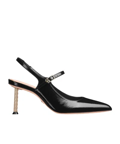 Dior Icon Slingback Pump In Black