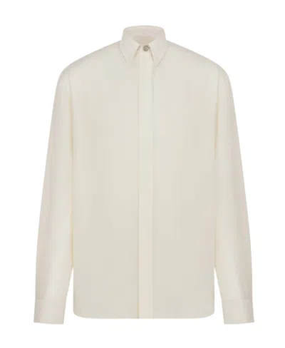Dior Icons Cannage Long-sleeved Shirt In White