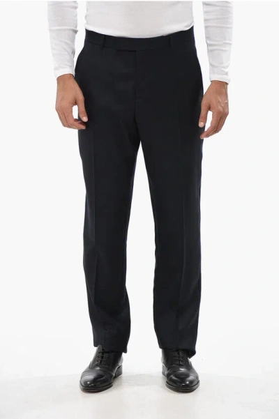 Dior Icons Cashmere And Silk Pants With Belt Loops In Animal Print