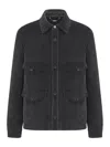 Dior Icons Cotton And Cashmere Corduroy Saharian Jacket In Gray