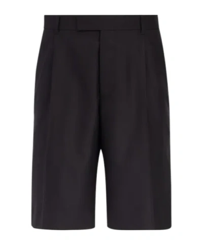 Dior Icons Loose Bermuda Shorts In Black