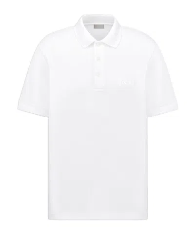 Dior Icons Polo Shirt In White