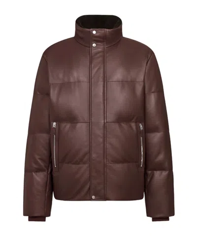Dior Icons Puffer Jacket In Brown