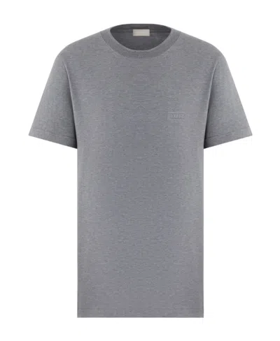 Dior Icons Short Sleeved T-shirt In Gray