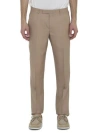 DIOR MEN'S BEIGE CASHMERE AND SILK TWILL TROUSERS FOR FW24