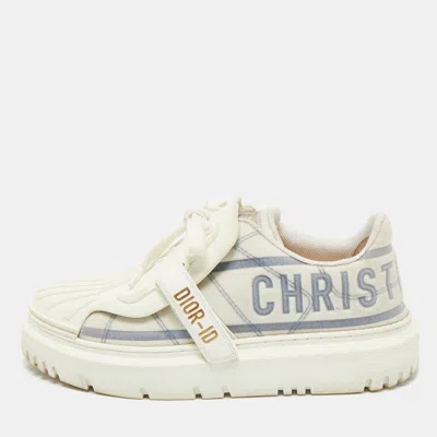 Pre-owned Dior Id Lace Up Sneakers Size 38
