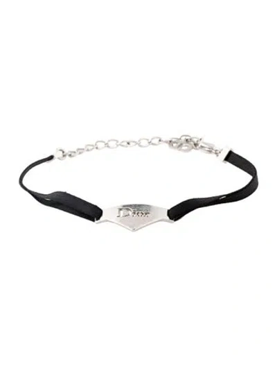 Pre-owned Dior Id Ribbon Bracelet, 8.5" In Multi