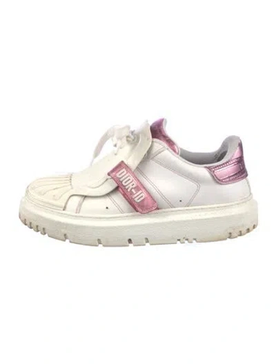 Pre-owned Dior Id Sneakers In White