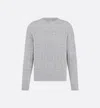 Dior Homme Icons Cannage Jumper In Gray