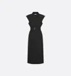 Dior Mid-length Blazer Dress In Black