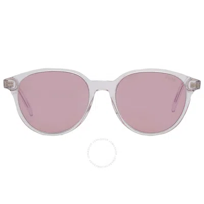 Dior Violet Oval Men's Sunglasses In R1i Dm40105i 26y 52 In Transparent