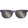 Dior In S3i 56mm Rectangular Sunglasses In Blue