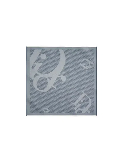 Dior Infini Denim Shawl In Gray