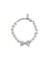 Dior Infinity Bow Bracelet In Metallic