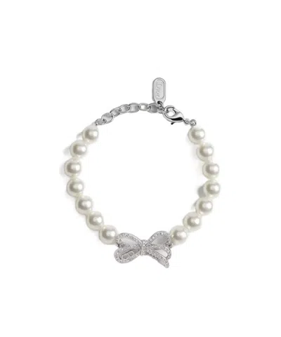 Dior Infinity Bow Bracelet In Metallic