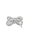 Dior Infinity Bow Ring In Gray