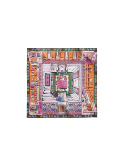 Dior Inside  Avenue90 Square Scarf In Brown
