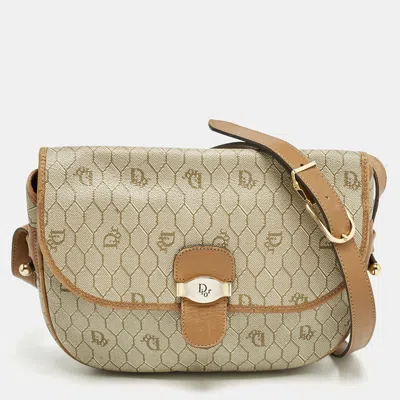 Pre-owned Dior Issimo Coated Canvas Flap Shoulder Bag