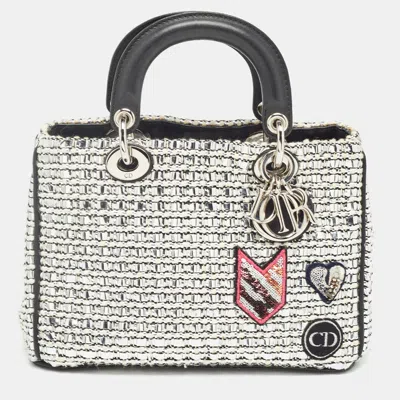 Pre-owned Dior Issimo Patch Tote In Black