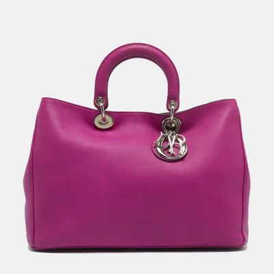 Pre-owned Dior Issimo Shopper Tote In Pink