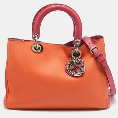 Pre-owned Dior Issimo Shopper Tote In Multicolor