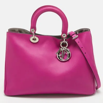 Pre-owned Dior Issimo Shopper Tote In Pink