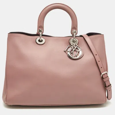 Pre-owned Dior Issimo Shopper Tote In Pink