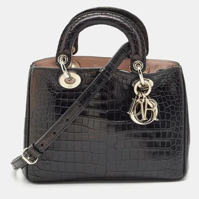 Pre-owned Dior Issimo Tote In Black