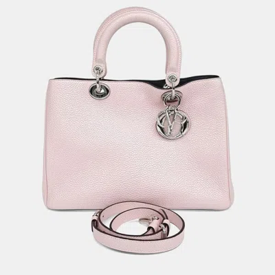 Pre-owned Dior Issimo Tote And Shoulder Bag In Pink