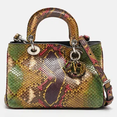 Pre-owned Dior Issimo Tote In Multicolor