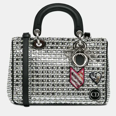 Pre-owned Dior Issimo Tote In Silver